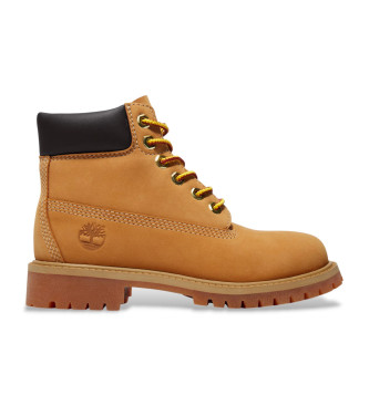 Timberland 6-Inch Premium Waterproof Leather Booties Brown