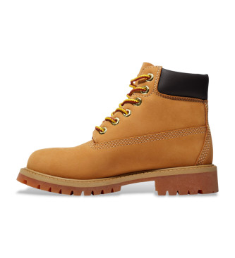 Timberland 6-Inch Premium Waterproof Leather Booties Brown