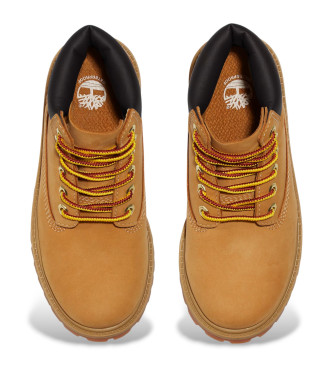 Timberland 6-Inch Premium Waterproof Leather Booties Brown