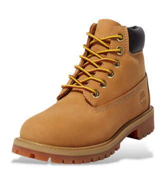 Timberland 6-Inch Premium Waterproof Leather Booties Brown