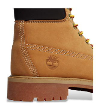 Timberland 6-Inch Premium Waterproof Leather Booties Brown