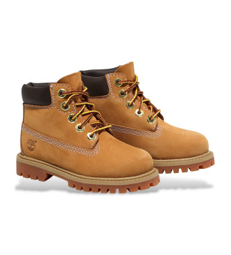 Timberland 6 Inch Premium Leather Booties brown