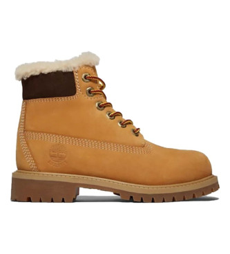 Timberland Premium 6 stivali impermeabili in pelle marrone