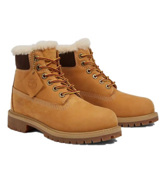 Timberland Premium 6 stivali impermeabili in pelle marrone