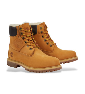 Timberland Bottes en cuir Premium 6 Inch Warm brown