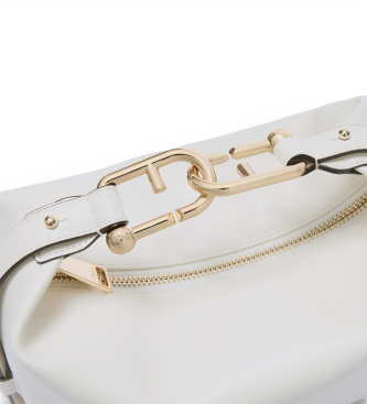 Furla Borsa a mano Tonie in pelle bianco sporco