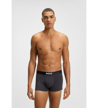 BOSS Confezione da 3 boxer blu, grigio, nero