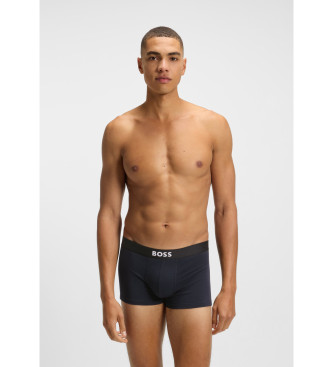 BOSS Confezione da 3 boxer: uno blu navy, grigio, verde