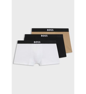 BOSS S�t 3 Boxershorts En brun, sort, hvid
