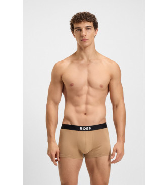 BOSS S�t 3 Boxershorts En brun, sort, hvid