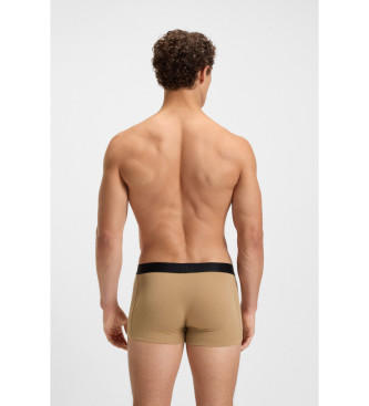 BOSS S�t 3 Boxershorts En brun, sort, hvid