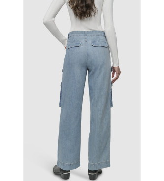 DKNY Jean cargo Alt bleu