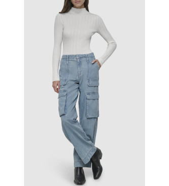 DKNY Cargo Alt Jeans blau