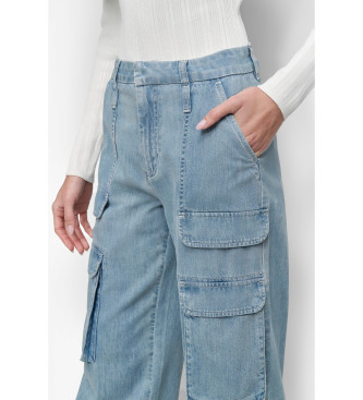 DKNY Jean cargo Alt bleu