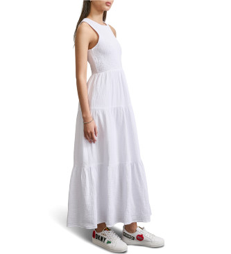 DKNY Vestido comprido branco