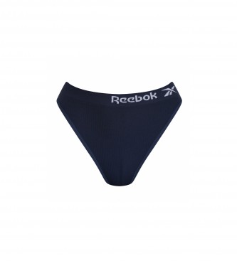 Reebok Confezione 3 slip a gamba alta blu navy, grigio, rosa