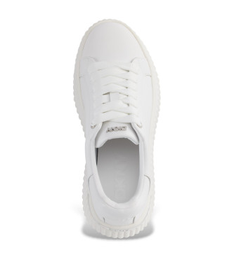 DKNY Tnis de couro Lobeco branco