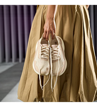 Clarks Pace beige trningsskor