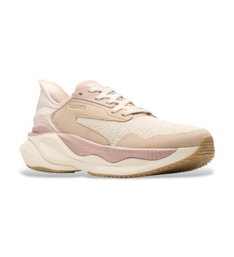 Clarks Pace beige trningsskor