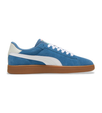 Puma Baskets en cuir Puma Smash 3.0 bleu