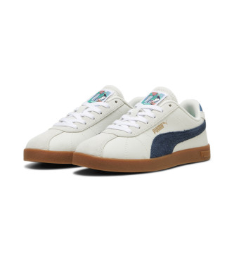 Puma Zapatillas de Piel Club II blanco roto