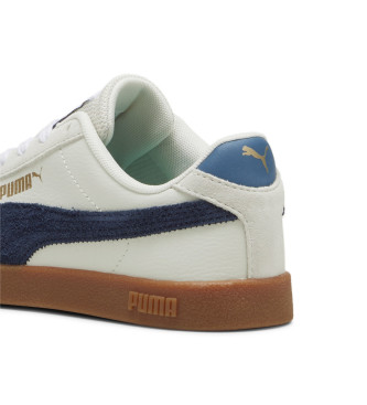 Puma Baskets en cuir Club II blanc cass