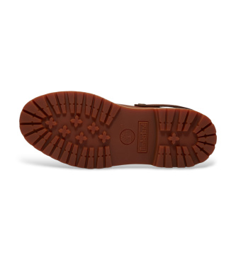 Timberland Brown Premium Leather Clogs