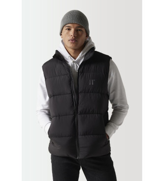 11 Degrees Gilet con pannello imbottito nero