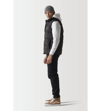 11 Degrees Chaleco Panel Puffer negro