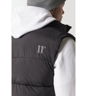 11 Degrees Gilet con pannello imbottito nero