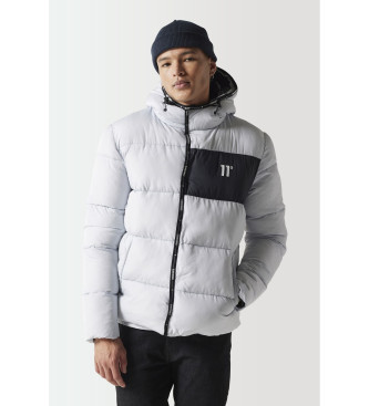 11 Degrees Micro Chip Steppjacke wei