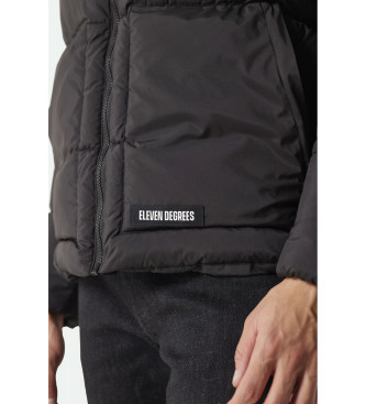 11 Degrees Chaqueta Acolchada Panel negro