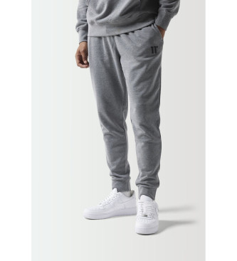 11 Degrees Spodnie Jogger Core Slim Fit w kolorze szarym