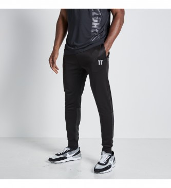 11 Degrees Logo jogger trousers black