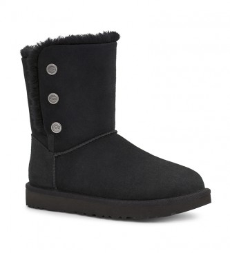 UGG Bailey Snaps leather boots black  