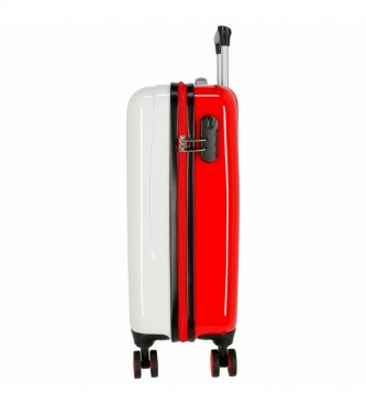 Joumma Bags Valise Mickey's Party Blanc, Rouge -38x55x20cm