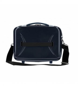 Joumma Bags Beauty case in ABS blu scuro Topolino 29x21x15cm