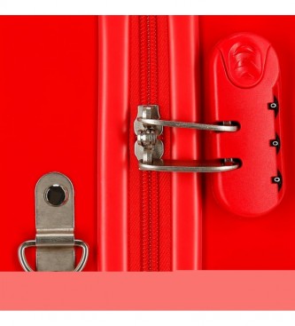 Joumma Bags Mickey's Party Suitcase Vermelho -38x50x20cm
