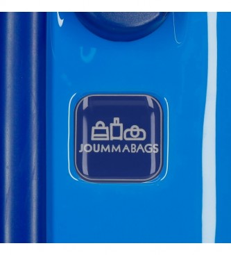 Joumma Bags Valigia per bambini 2 ruote multidirezionali Cars Champ blu -38x50x20cm-