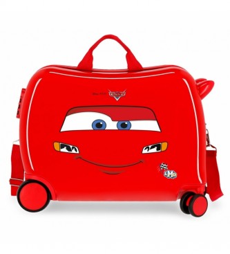 Joumma Bags Maleta infantil 2 ruedas multidireccionales Cars LMQ rojo -38x50x20cm