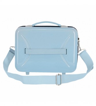 Joumma Bags ABS Bolsa Sanitria Let's Travel Mickey New York Adaptvel azul claro -29x21x15cm