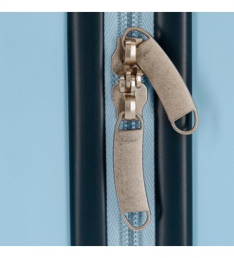 Joumma Bags Trousse de toilette en ABS Let's Travel Mickey & Minnie Paris Adaptable bleu clair -29x21x15cm