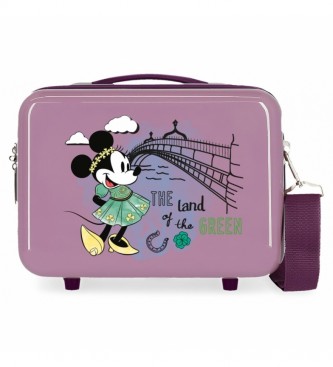 Joumma Bags ABS Toilet Bag Let's Travel Minnie Dublin Adaptable purple -29x21x15cm