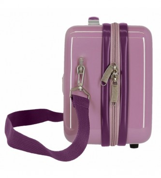 Joumma Bags Trousse de toilette en ABS Let's Travel Mickey New York Adaptable violet -29x21x15cm