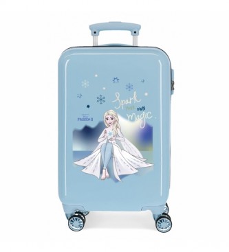 Joumma Bags Kajuitmaat koffer Frozen Spark your own magic star blauw hemelsblauw -34x55x20cm