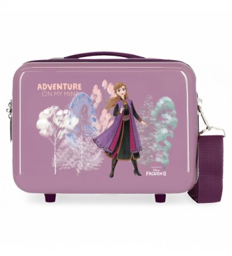 Joumma Bags ABS Toalettpse Frozen Adventure of my mind Anpassningsbar lila -29x21x15cm