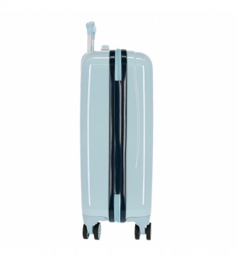 Joumma Bags Cabin Suitcase Mickey Crew Love rigid light blue -38x55x20cm