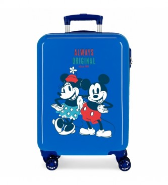 Joumma Bags Mickey Always Original Cabin Suitcase Origineel blauw stijf -38x55x20cm