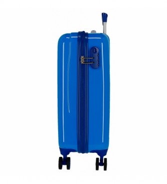 Joumma Bags Oryginalna walizka kabinowa Mickey Always Oryginalna niebieska sztywna -38x55x20cm