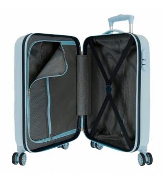 Joumma Bags Mickey Always Original Cabin Suitcase Light Blue pravokotni - 38x55x20cm